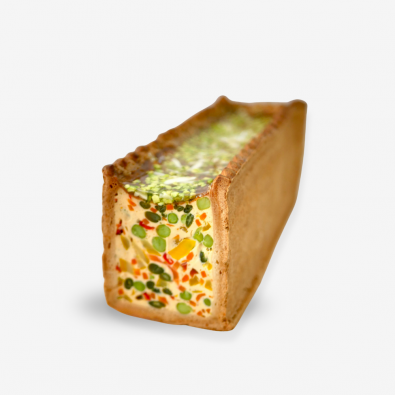 Pâté en croûte volaille et petits légumes