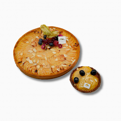 Tarte amandine aux poires