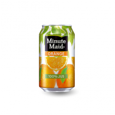 Jus d'orange Minute Maid canette 33cL