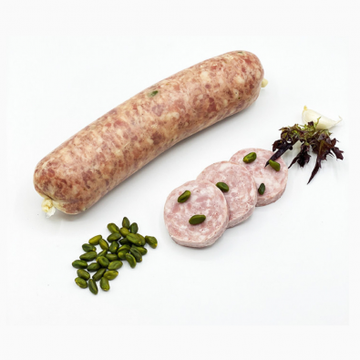 Saucisson à cuire pistaché sous-vide