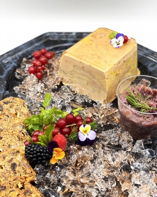 Foie gras 280g présenté