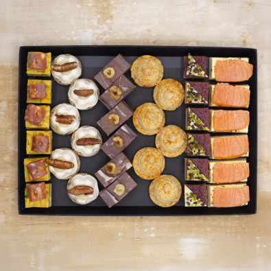 Plateau de 36 pièces salées froides