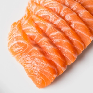 Plateau de saumon façon sashimi, 20 tranches