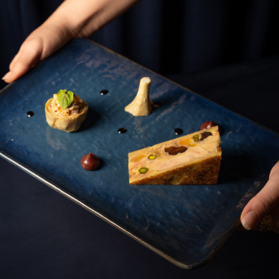 Le foie gras façon nougat