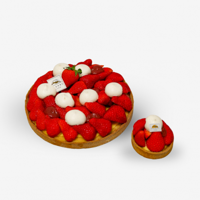 Tarte fraise 4 personnes
