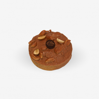 Tarte caramel cacahuètes individuelle