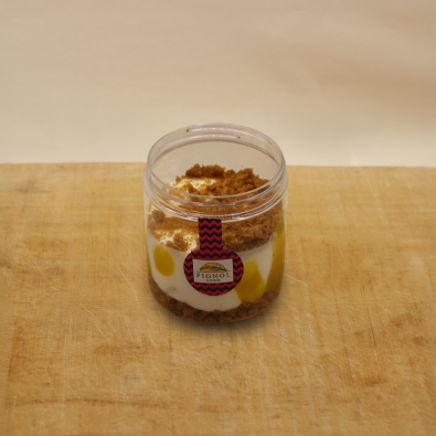 Verrine snacking cheesecake citron et speculoos
